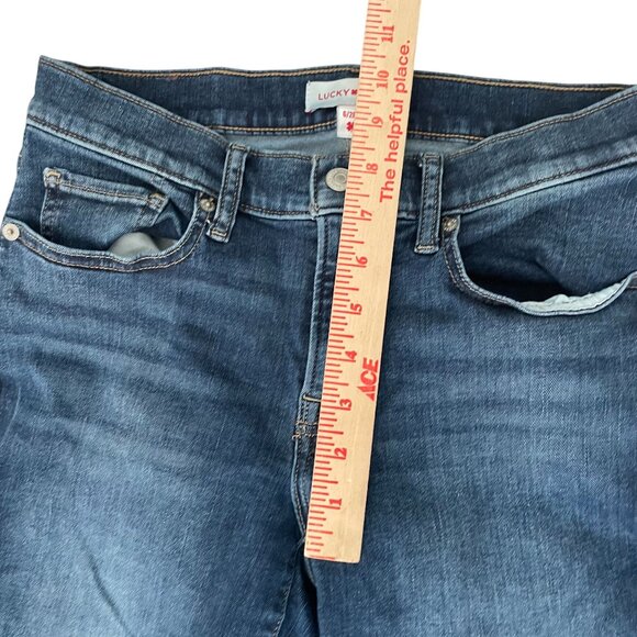Lucky Brand Denim Bootcut Jeans Woman's Size 6/28R Blue Rodeo Western - Picture 6 of 11
